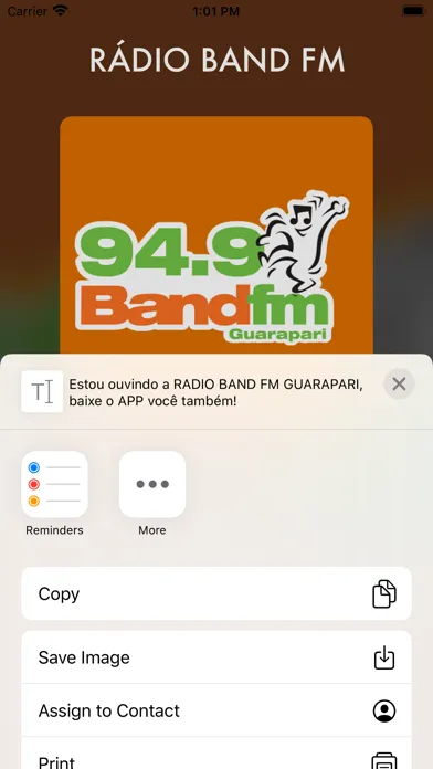 RÁDIO BAND FM Screenshots