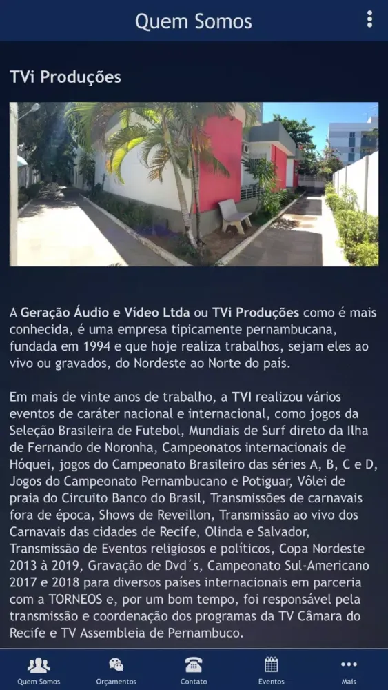 Capturas de pantalla de TVi Produções