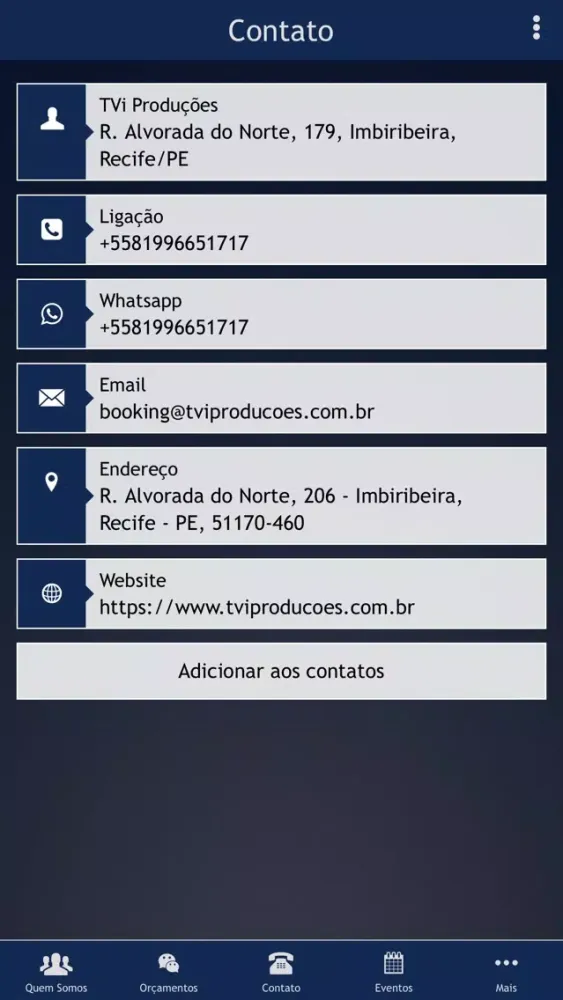 Capturas de pantalla de TVi Produções