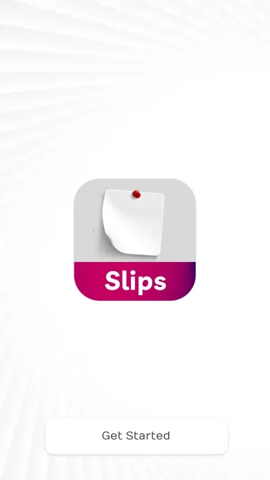 ภาพหน้าจอของ Slips - Notepad
