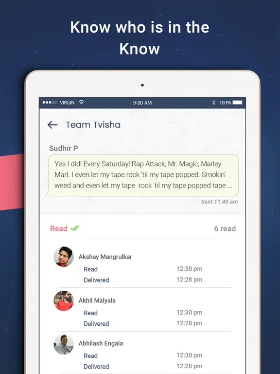Troop Messenger - Team Chat iPad  Ekran Görüntüleri
