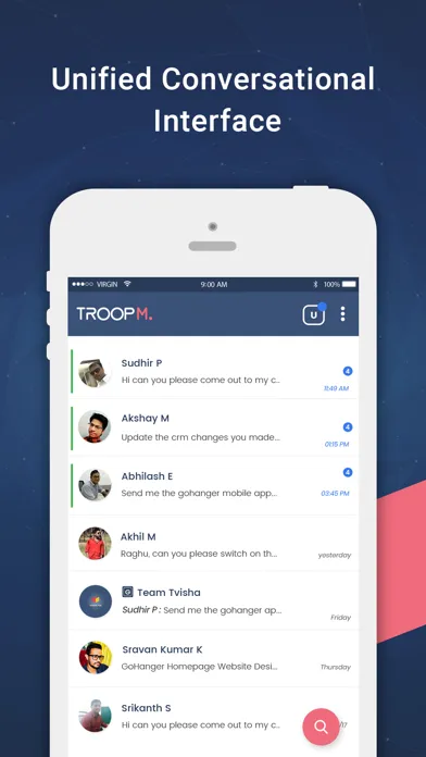 Troop Messenger - Team Chat Ekran Görüntüleri