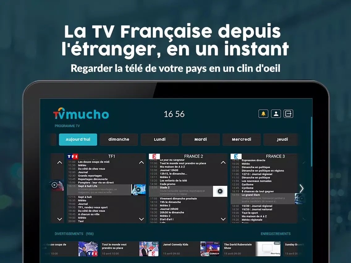 Ảnh chụp màn hình của TVMucho - Regarder à l'Étrange iPad 