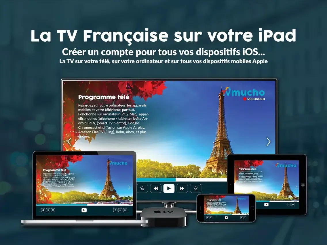 Ảnh chụp màn hình của TVMucho - Regarder à l'Étrange iPad 