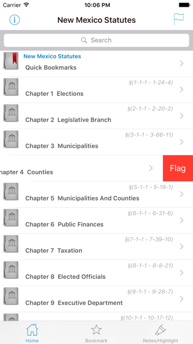 NM Laws, New Mexico Statutes 스크린샷