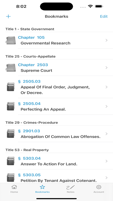 Ohio Revised Code, OH Laws ORC Screenshots