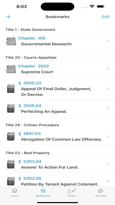 Ohio Revised Code, OH Laws ORC स्क्रीनशॉट