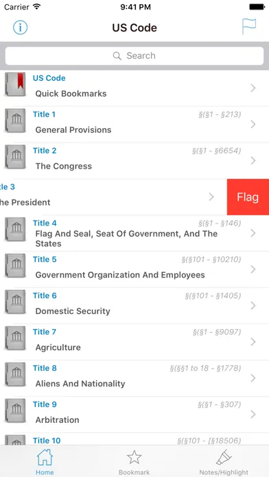 تصاویر US Code, Title 1 to 54 Codes