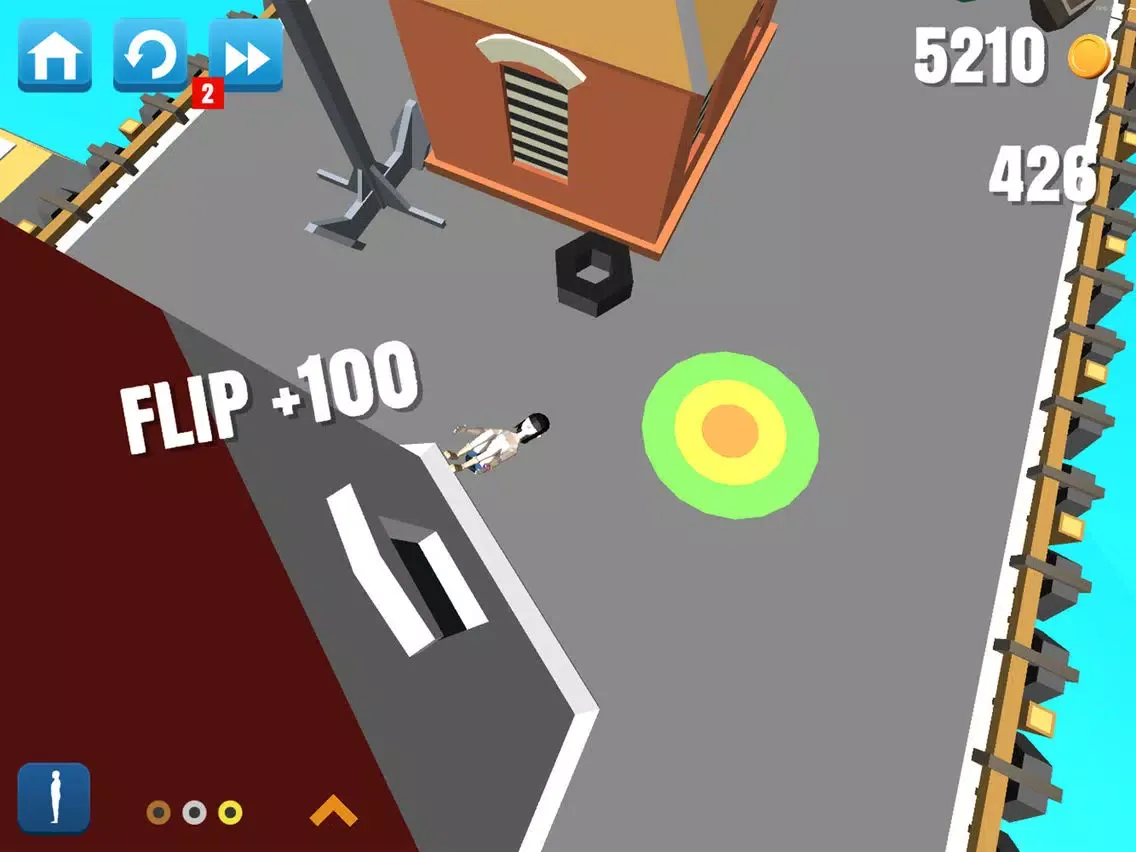 Ảnh chụp màn hình của Flip Parkour Master iPad 