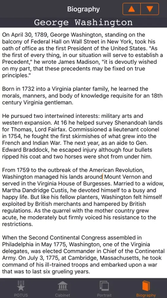 Tangkapan layar US President (American Presidents Life History)