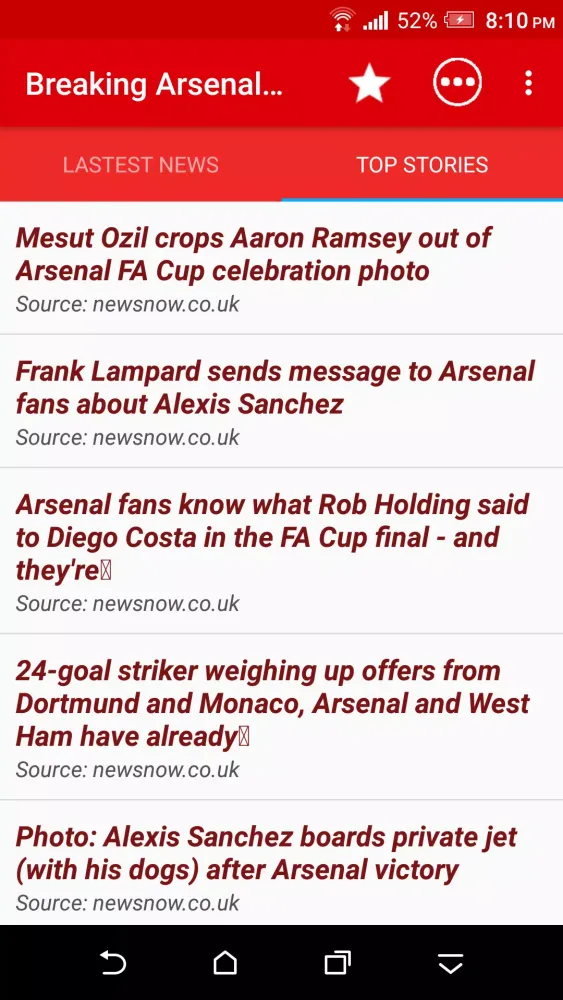 Breaking Arsenal News應用截圖