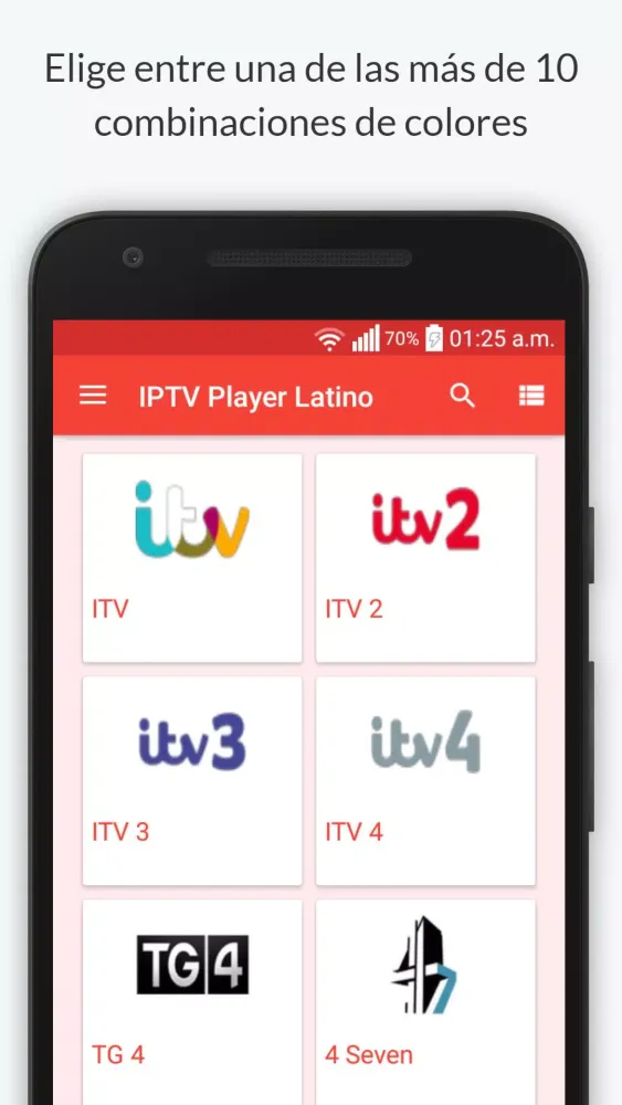 Capturas de pantalla de IPTV Player Latino