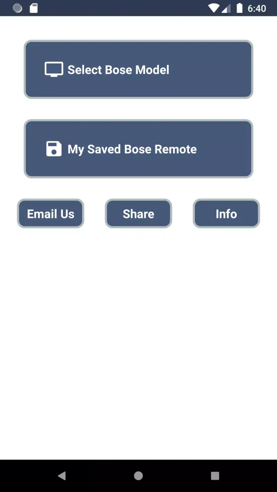 Screenshot di Bose TV Remote