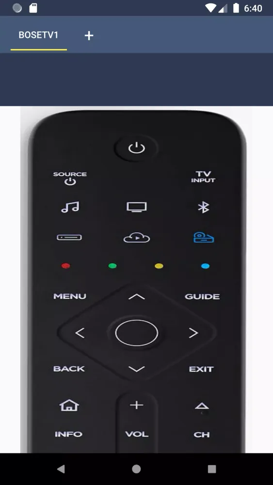 Screenshot di Bose TV Remote