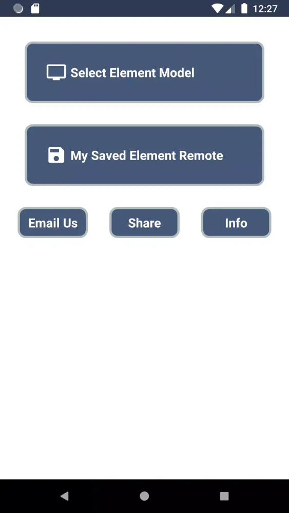 ภาพหน้าจอของ Element TV Remote