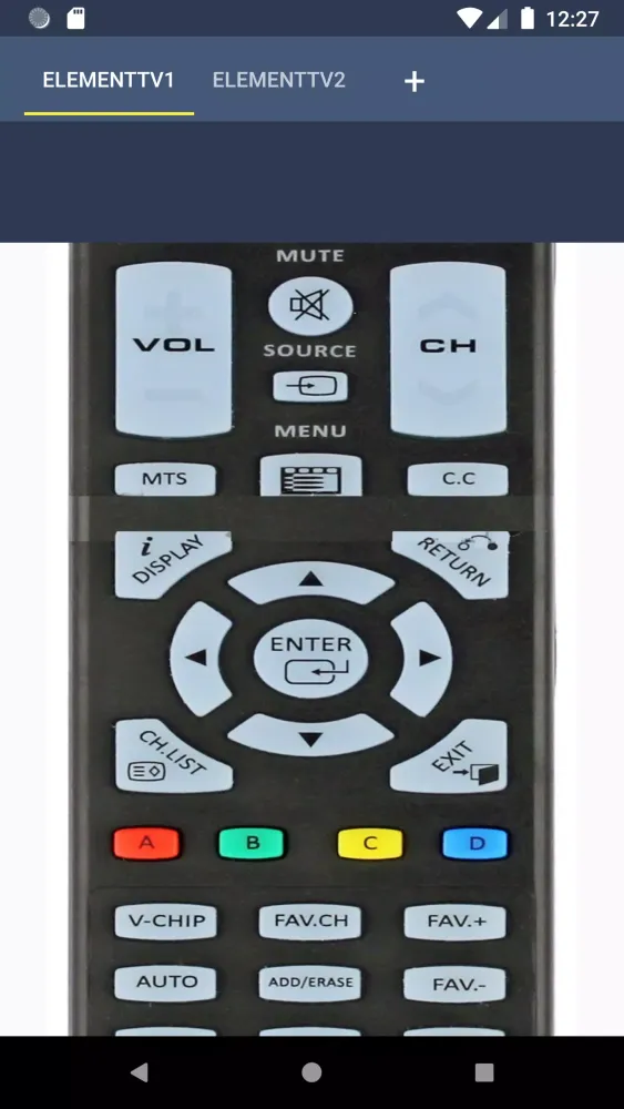 ภาพหน้าจอของ Element TV Remote