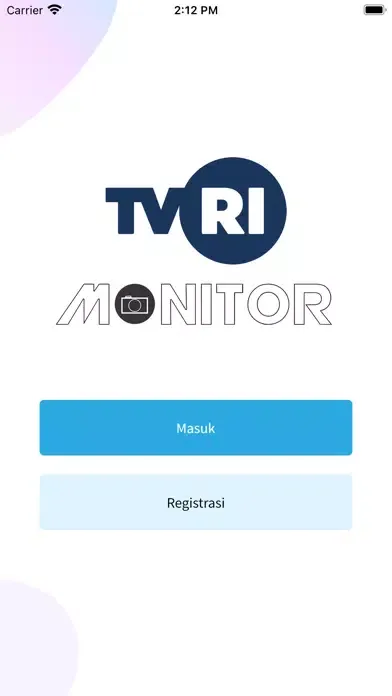 Capturas de tela do eMonitor TVRI