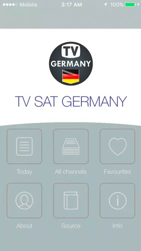 Capturas de pantalla de TV Germany Info 2017