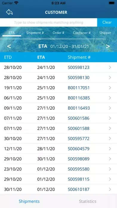 TVS SCS e-Connect Screenshots
