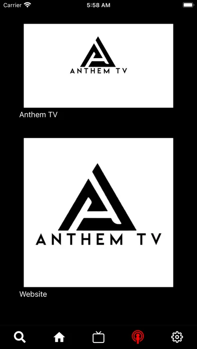 Скриншоты Anthem TV