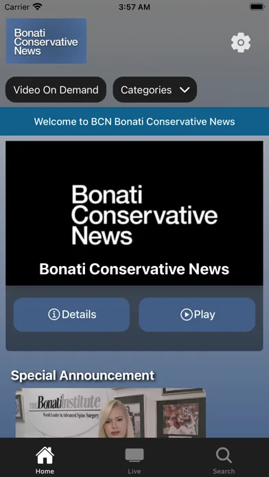 Capturas de pantalla de BCN Bonati Conservative News