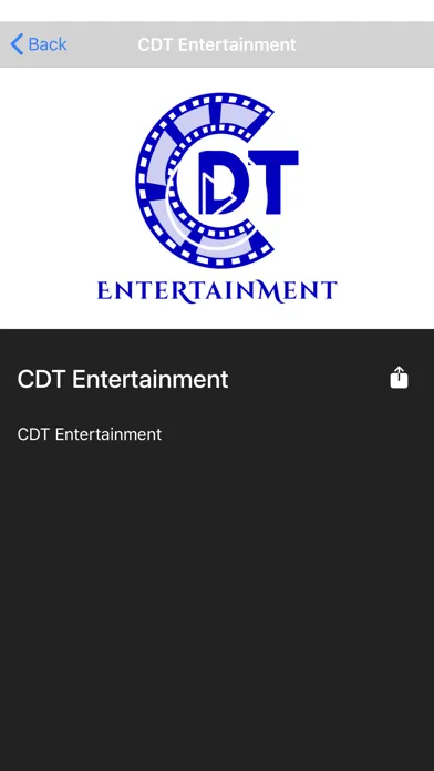 Capturas de tela do CDT Entertainment