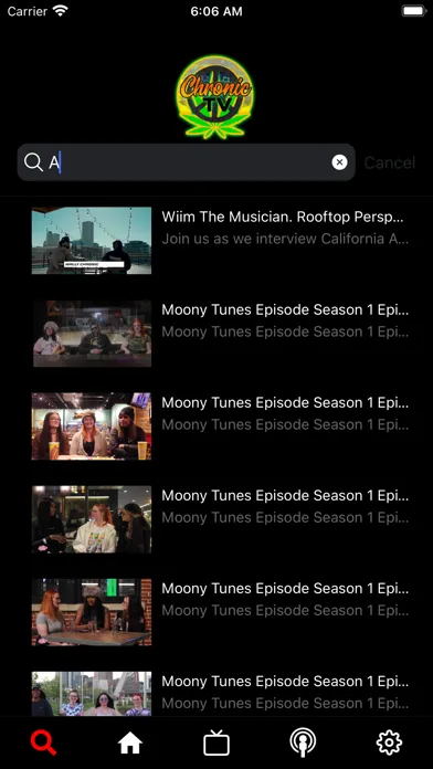 Capturas de pantalla de Chronic TV