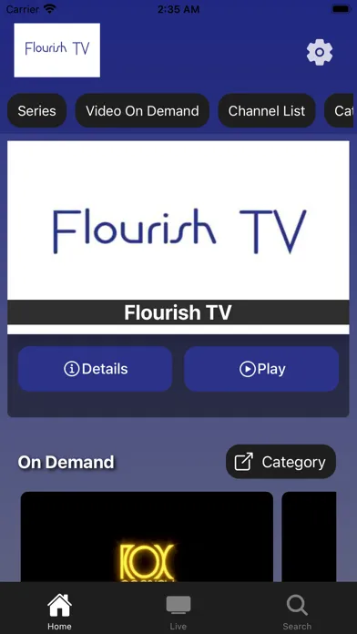 Tangkapan layar Flourish TV