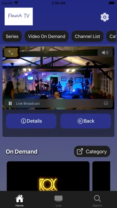 Tangkapan layar Flourish TV