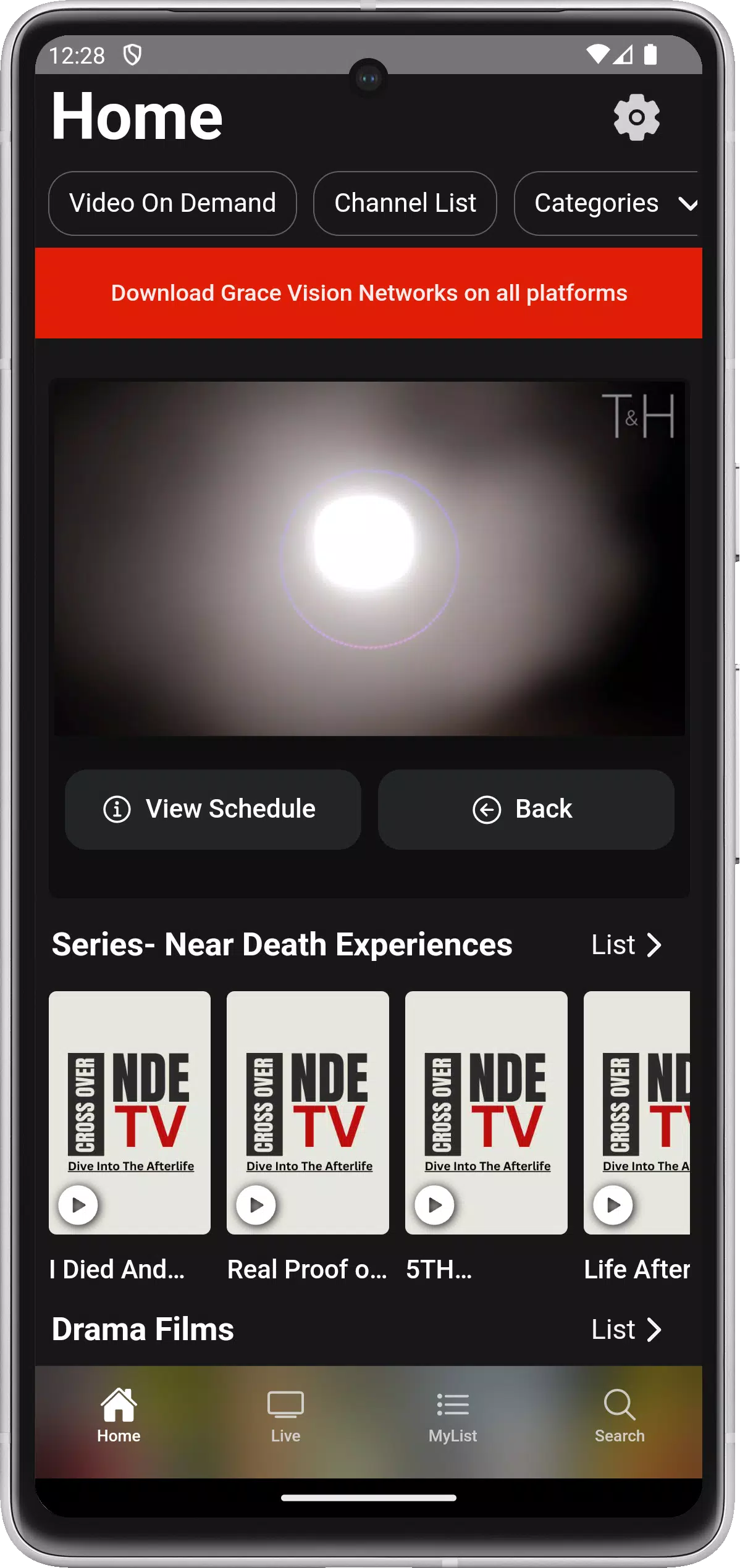 Grace Vision Networks Screenshots