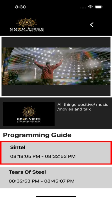 Good Vibes Streaming Network应用截图