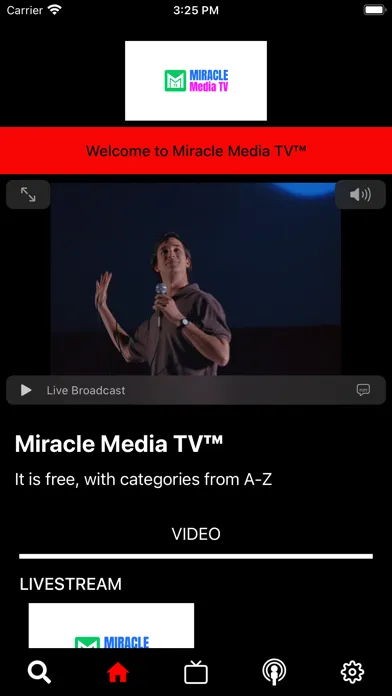 ภาพหน้าจอของ Miracle Media TV NETWORK