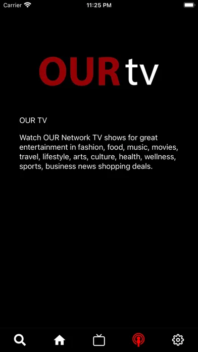 OUR TV NETWORK スクリーンショット