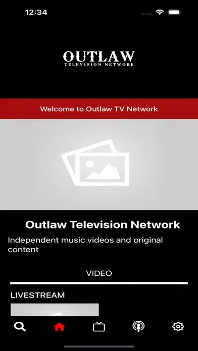 Tangkapan skrin Outlaw Television Network