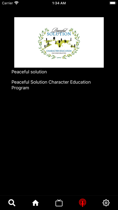 Tangkapan skrin Peaceful Solution