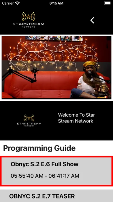 Star Stream Network スクリーンショット