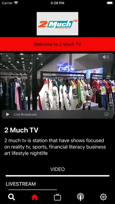 2 Much TV سکرین شاٹس