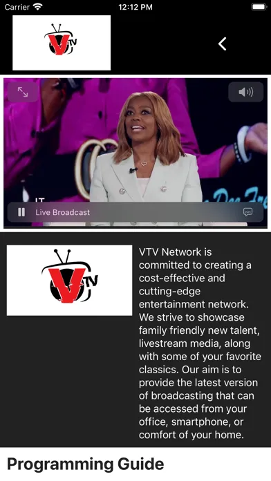 Screenshot di Vtv TV Network