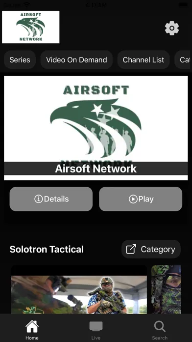 Captures d'écran de Airsoft Network