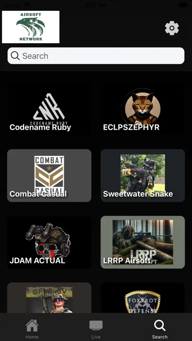 Captures d'écran de Airsoft Network