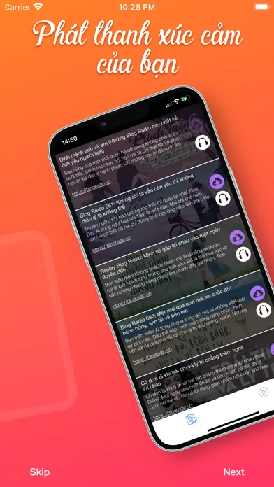 Capturas de pantalla de Blog Radio™