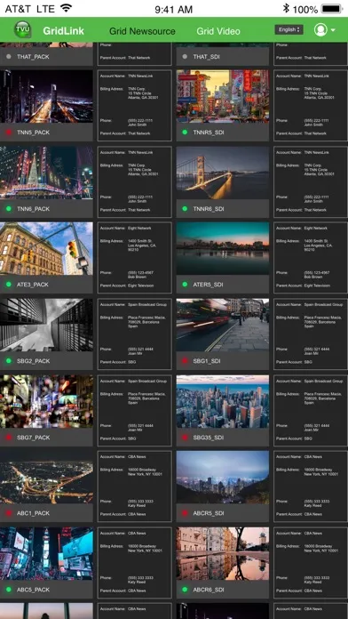 Скриншоты TVU GridLink