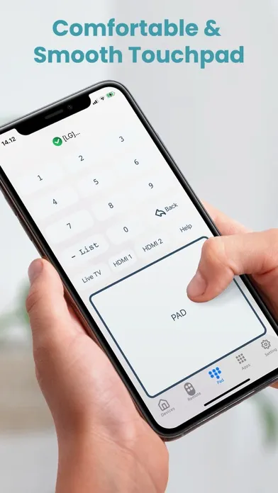 Tangkapan skrin TV Remote Universal