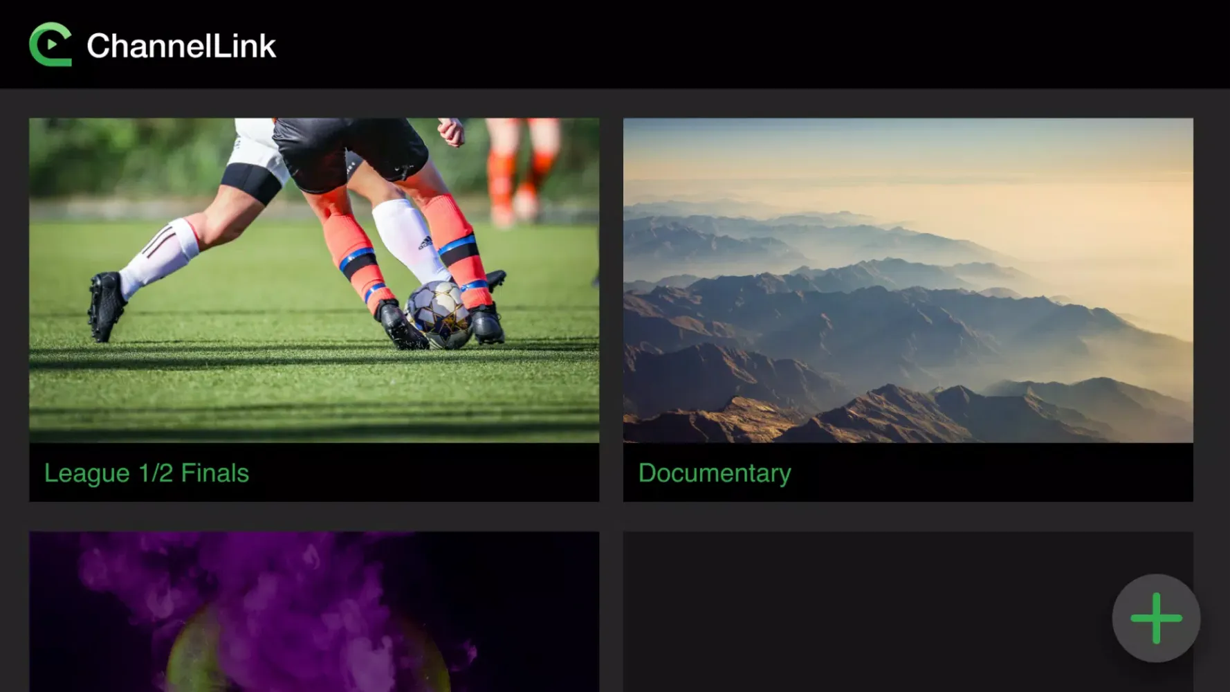 Screenshot di Channel Link