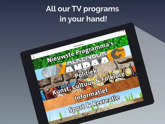 TV Valkenburg iPad  Ekran Görüntüleri