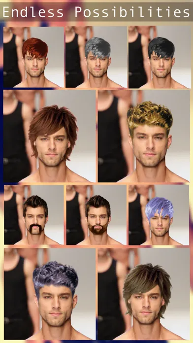 Zrzuty ekranu Male Hair Photo Editor - Macho