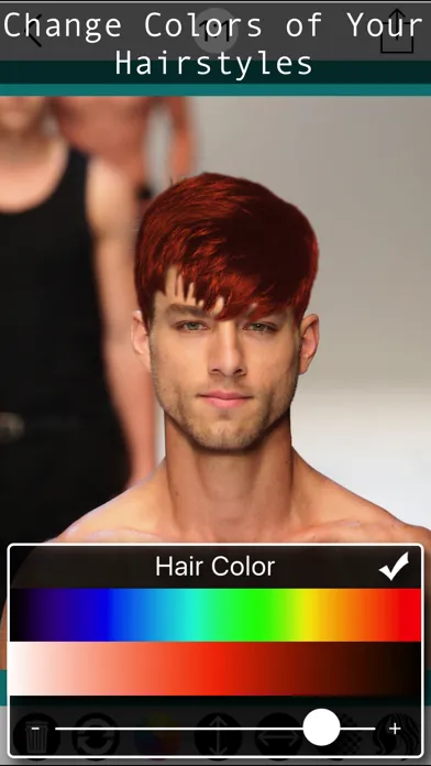 Zrzuty ekranu Male Hair Photo Editor - Macho