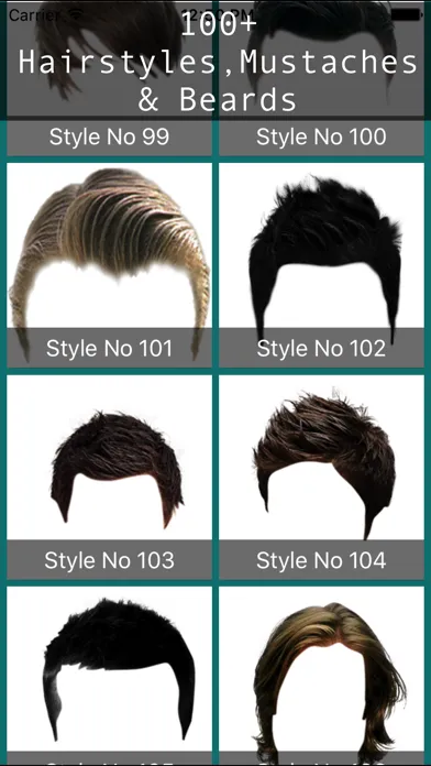 Zrzuty ekranu Male Hair Photo Editor - Macho