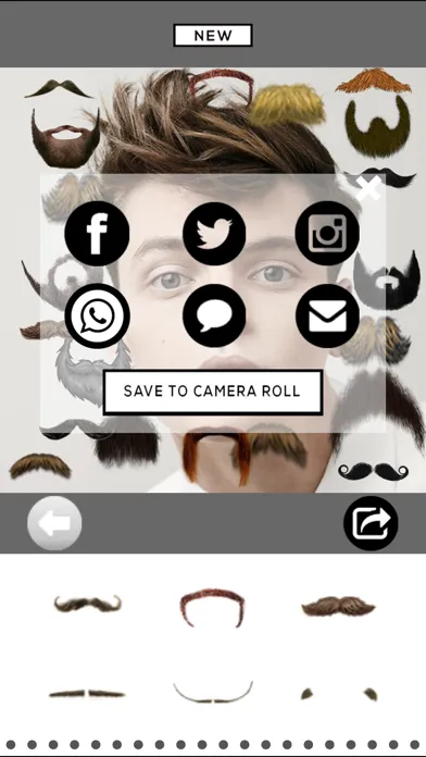 تصاویر Mooch - Beard & Mustache Photo Editor for Men Face