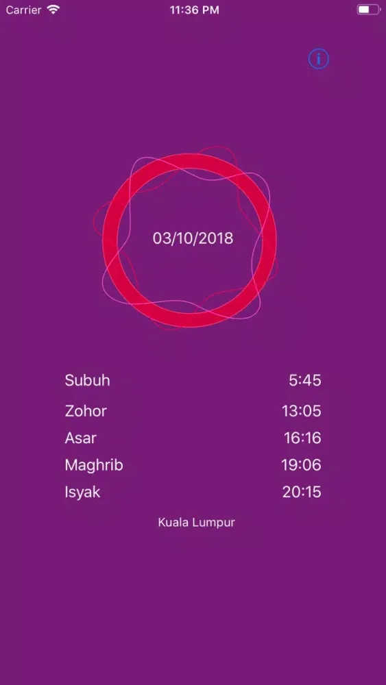 Waktu Solat应用截图